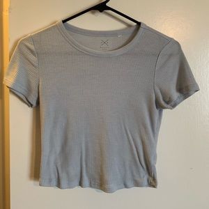 Pacsun light blue crop top